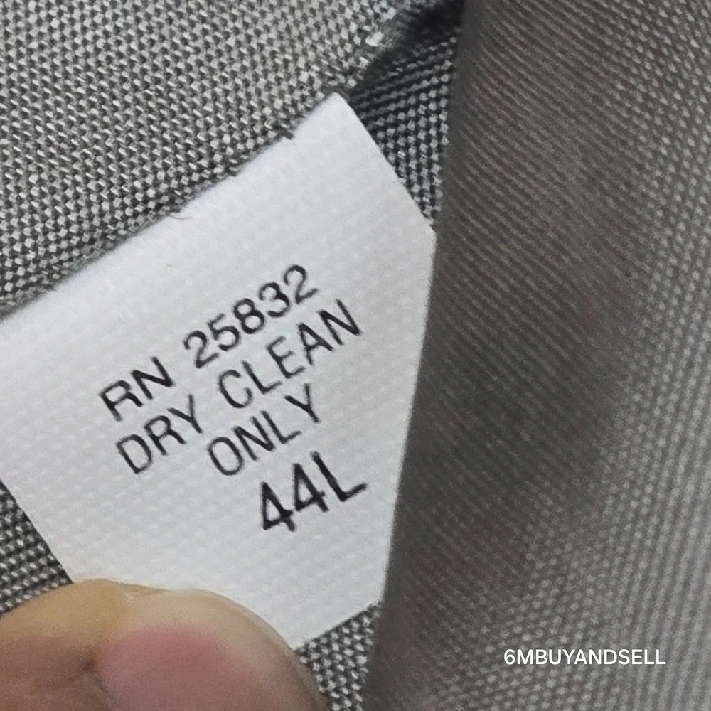Circle S Dallas Texas Mens Blue Micro‎ Check Western Sport Coat Blazer 44L USA
